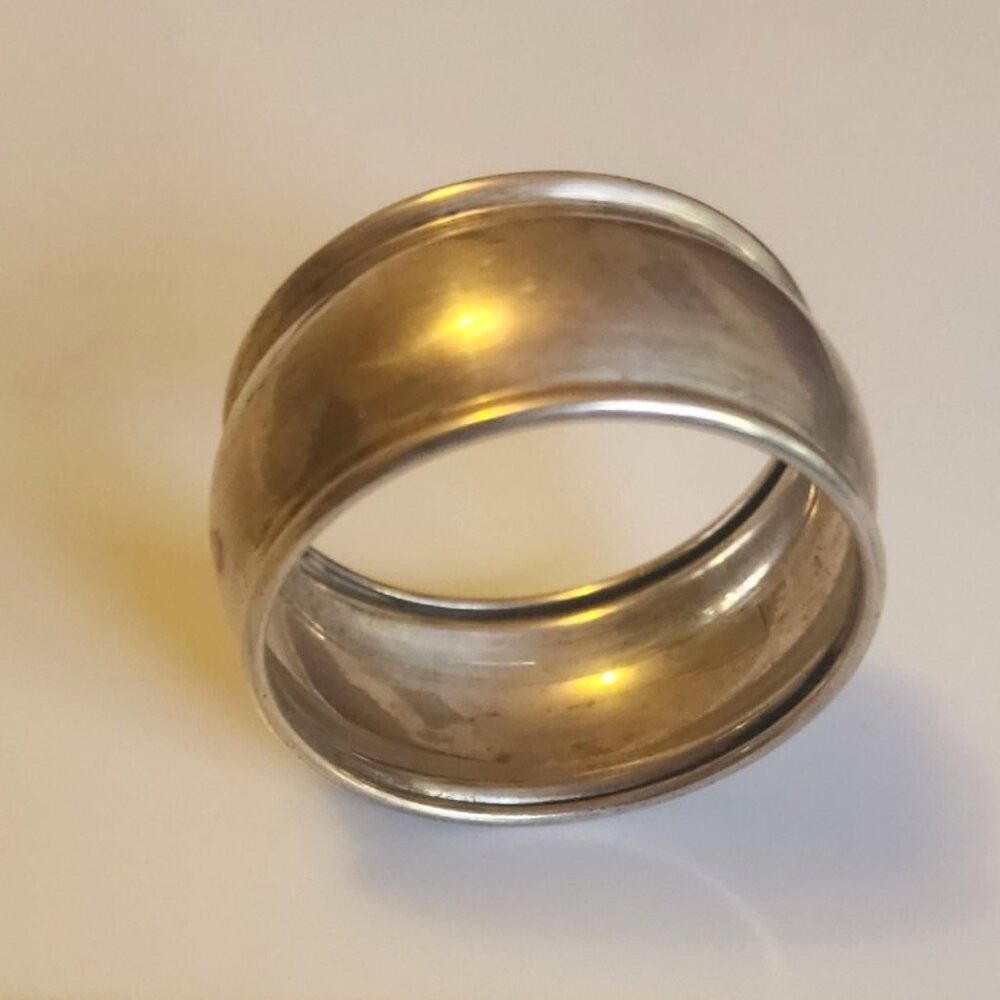 Birks Sterling Elegant Napkin Ring Monogram MARCO